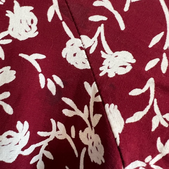 Vintage floral button down midi dress with waist tie excellent condition - Picture 14 of 14